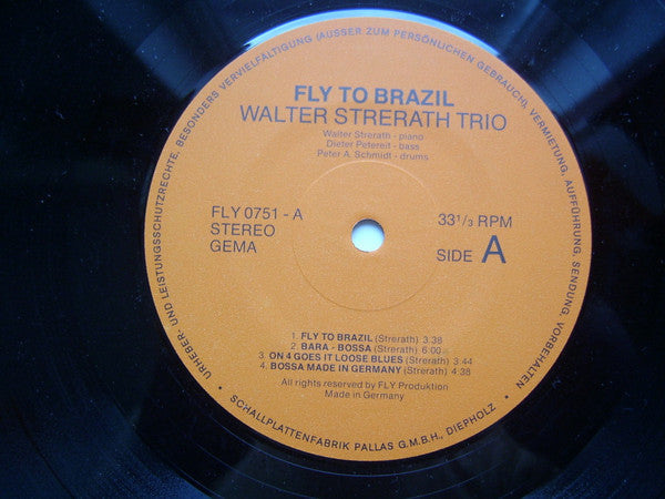 Walter Strerath Trio - Fly To Brazil (Vinyl, LP, Album) Very Good Plus (VG+) / Near Mint (NM or M-)