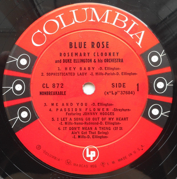 Rosemary Clooney - Blue Rose (Vinyl, LP, Album) Very Good Plus (VG+) / Very Good (VG)