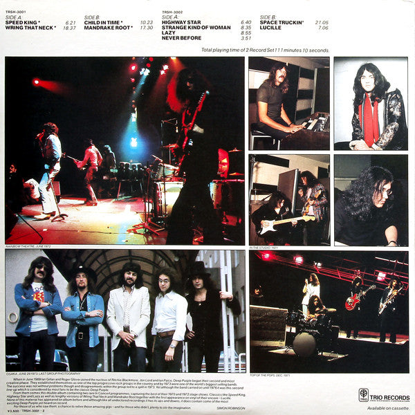 Deep Purple - Deep Purple In Concert (Vinyl, LP, Album, Stereo)
