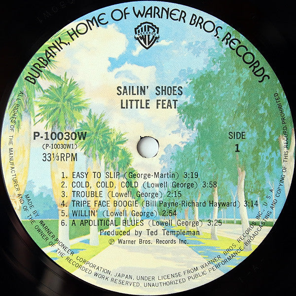 Little Feat - Sailin' Shoes (Vinyl, LP, Album)