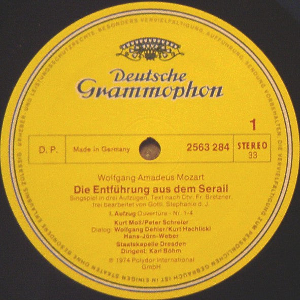 Wolfgang Amadeus Mozart - Die Entführung Aus Dem Serail / Der Schauspieldirektor (3xVinyl, Box Set, LP, Album, Stereo, Limited Edition) Near Mint (NM or M-) / Very Good Plus (VG+)