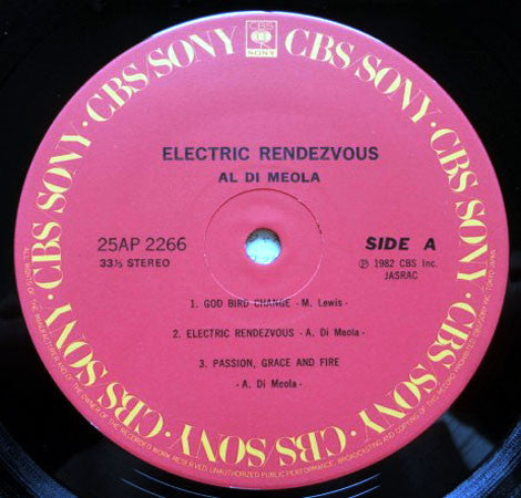 Al Di Meola - Electric Rendezvous (Vinyl, LP, Album)