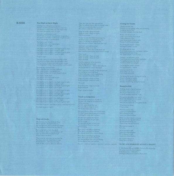 Accept - Metal Heart (Vinyl, LP, Album)