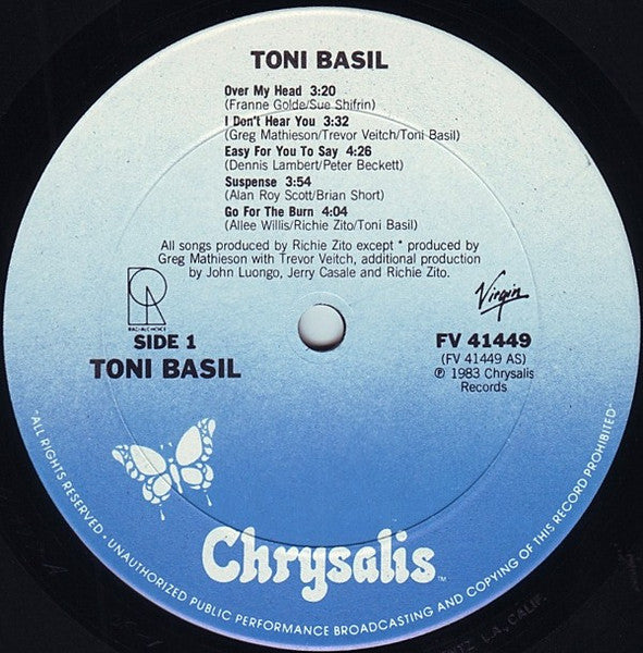 Toni Basil - Toni Basil (Vinyl, LP, Album)