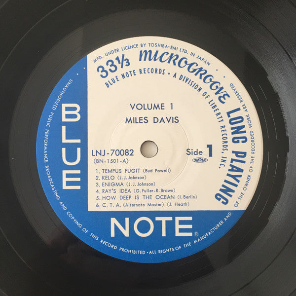 Miles Davis - Volume 1 (Vinyl, LP, Compilation, Reissue, Mono) Near Mint (NM or M-) / Very Good (VG)