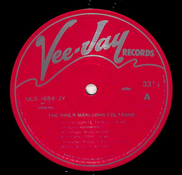 John Coltrane - The Inner Man (Vinyl, LP, Album, Mono) Very Good Plus (VG+) / Very Good Plus (VG+)