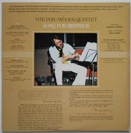 The Phil Woods Quintet - Song For Sisyphus (Vinyl, LP, Album) Very Good Plus (VG+) / Very Good Plus (VG+)