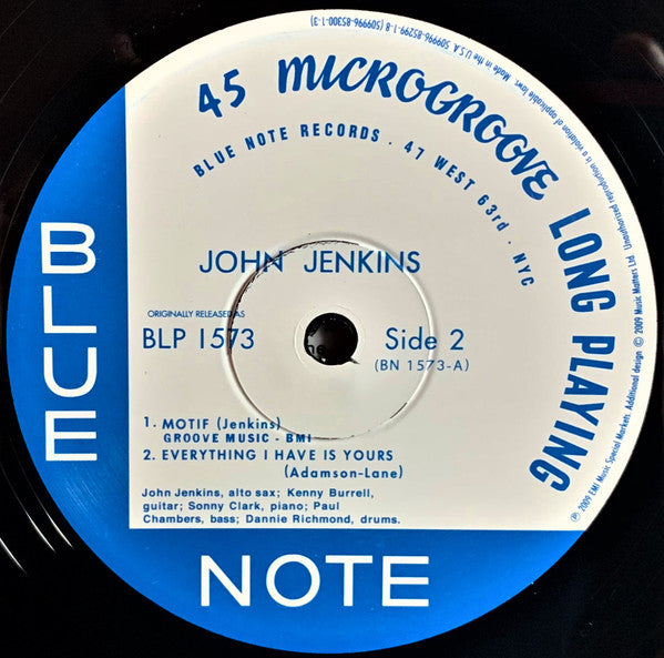 John Jenkins (2) - John Jenkins With Kenny Burrell (2xVinyl, LP, 45 RPM, Album, Limited Edition, Numbered, Reissue, Remastered, Mono) Good Plus (G+) / Near Mint (NM or M-)