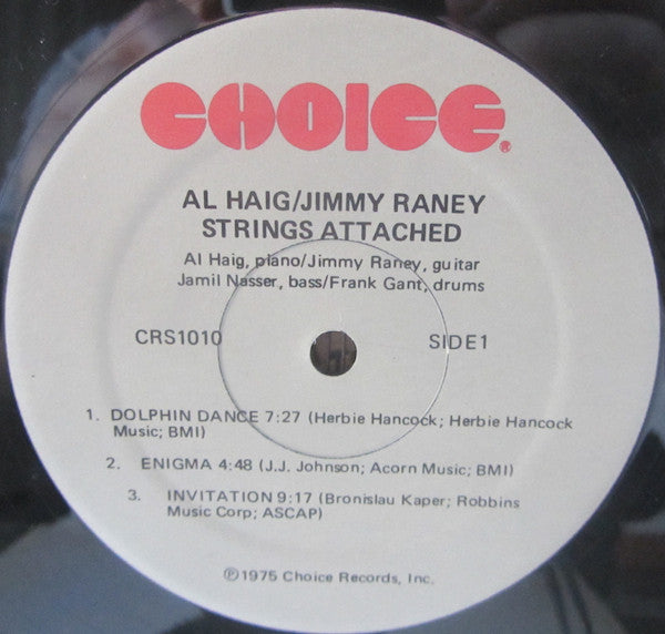 Al Haig - Strings Attached (Vinyl, LP, Album, Stereo)