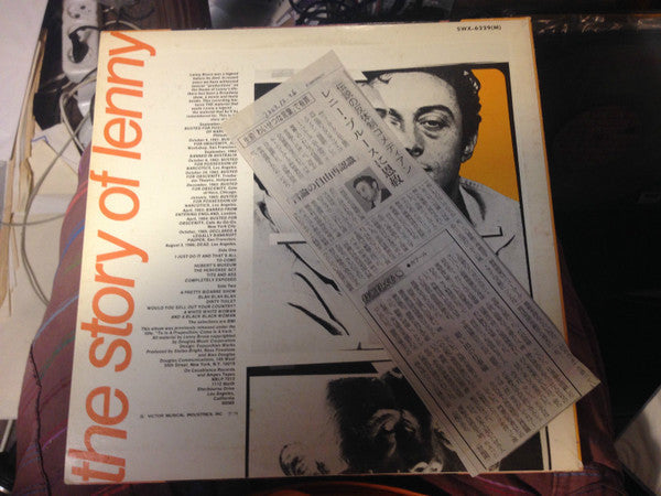 Lenny Bruce - The Story Of Lenny Bruce (What I Was Arrested For) (Vinyl, LP, Promo, Reissue, Mono) Very Good Plus (VG+) / Very Good Plus (VG+)