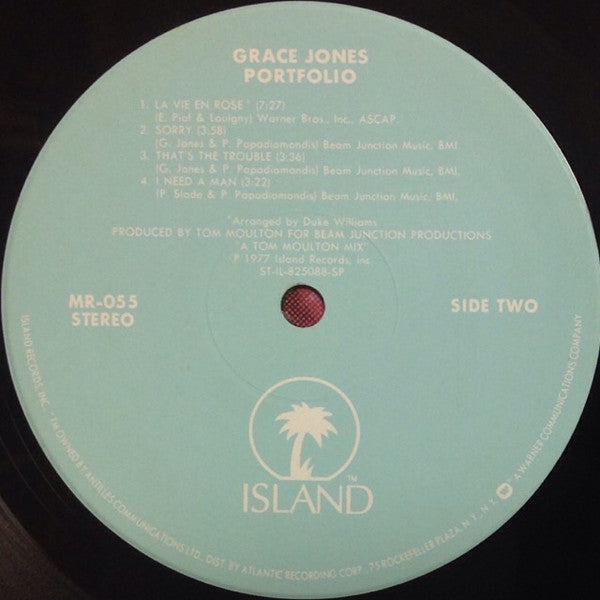 Grace Jones - Portfolio (Vinyl, LP, Album, Partially Mixed, Reissue) Very Good (VG) / Very Good (VG)