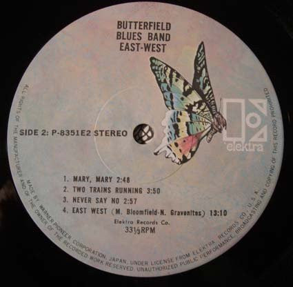 The Paul Butterfield Blues Band - East-West (Vinyl, LP, Album, Stereo)