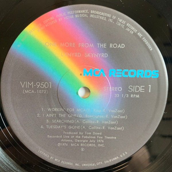 Lynyrd Skynyrd - One More From The Road (Vinyl, LP, Album, Stereo)