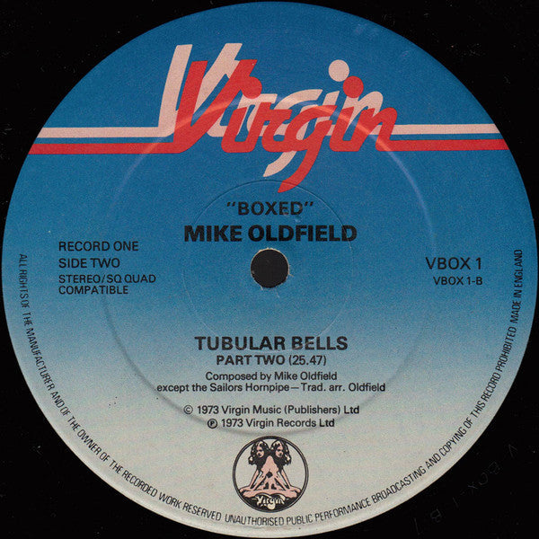 Mike Oldfield - Boxed (Box Set, Vinyl, Vinyl, Vinyl, Vinyl, Compilation, Reissue, LP, Album, Quadraphonic, LP, Album, Quadraphonic, LP, Album, Quadraphonic, LP, Compilation, Quadraphonic) Very Good (VG) / Good (G)