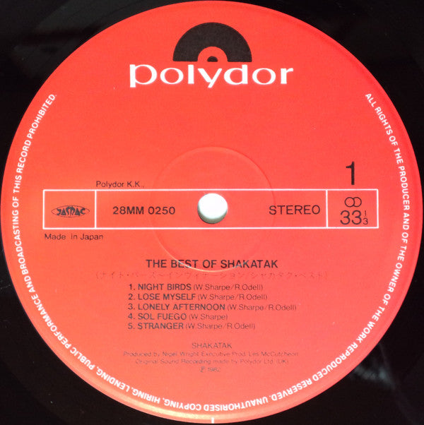 Shakatak - The Best Of Shakatak (Vinyl, LP, Compilation, Stereo)