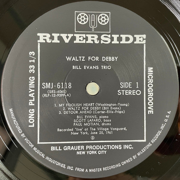 The Bill Evans Trio - Waltz For Debby (Vinyl, LP, Album, Reissue, S...