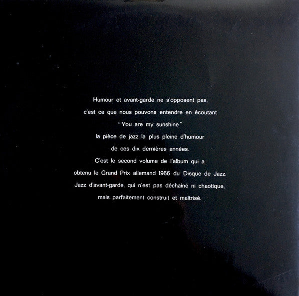 The George Russell Sextet - At Beethoven Hall II (Vinyl, LP, Album) Very Good Plus (VG+) / Good Plus (G+)