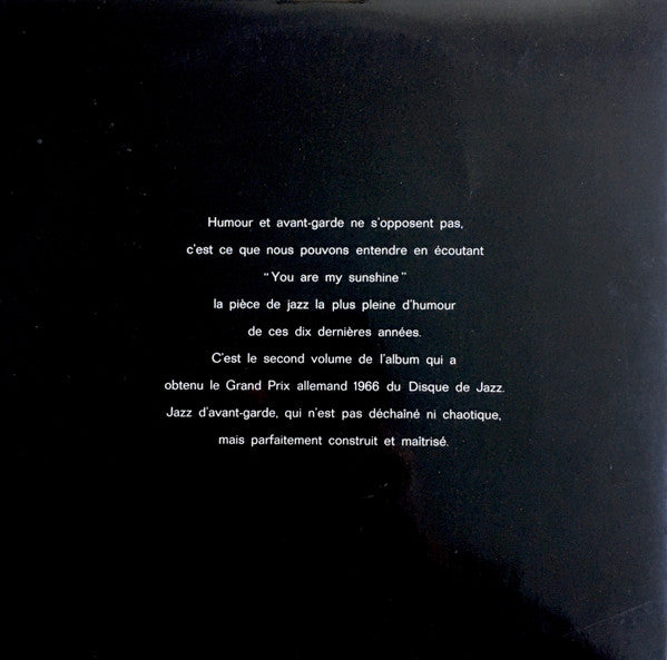 The George Russell Sextet - At Beethoven Hall II (Vinyl, LP, Album) Very Good (VG) / Good Plus (G+)