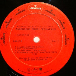 The Miles Davis Quintet - Ascenseur Pour L'Echafaud (Vinyl, LP, Alb...