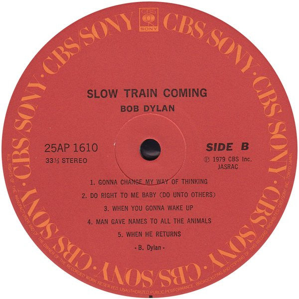 Bob Dylan - Slow Train Coming (Vinyl, LP, Album)