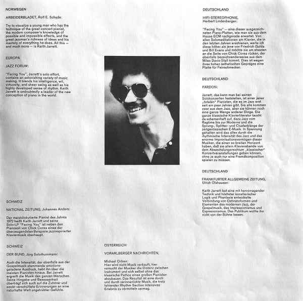 Keith Jarrett - Solo Concerts: Bremen / Lausanne (3xVinyl, Box Set, LP, Album, Stereo) Near Mint (NM or M-) / Near Mint (NM or M-)