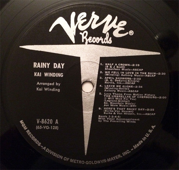 Kai Winding - Rainy Day (Vinyl, LP) Very Good Plus (VG+) / Very Good (VG)