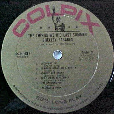Shelley Fabares - The Things We Did Last Summer (Vinyl, LP, Stereo) Very Good Plus (VG+) / Very Good Plus (VG+)
