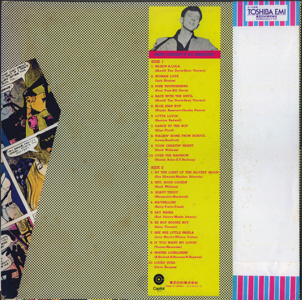 Gene Vincent - Gene Vincent's 20 Greatest (Vinyl, LP, Compilation) Near Mint (NM or M-) / Very Good (VG)
