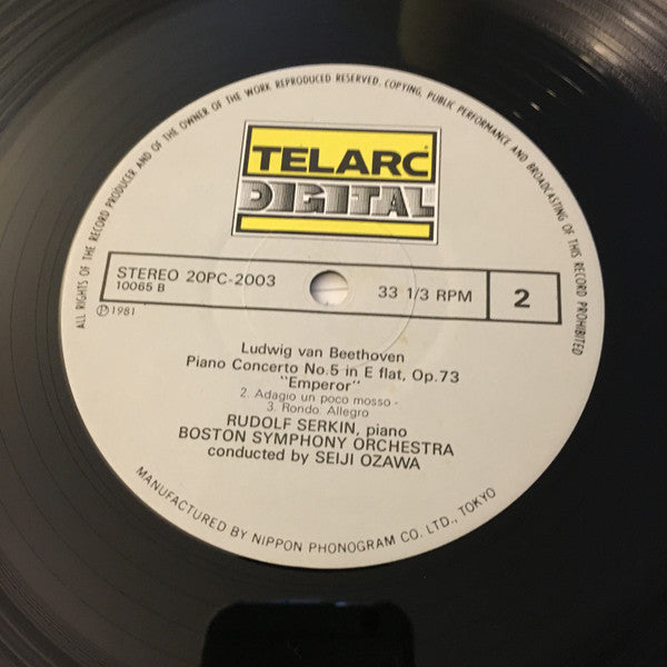 Ludwig van Beethoven - Piano Concerto No.5 In E Flat Major, Op. 73 «Emperor» (Vinyl, LP, Promo) Very Good Plus (VG+) / Very Good Plus (VG+)