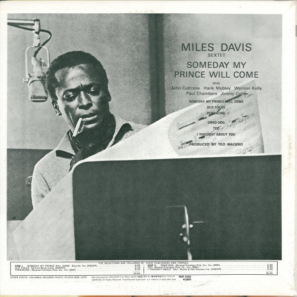 The Miles Davis Sextet - Someday My Prince Will Come (Vinyl, LP, Al...