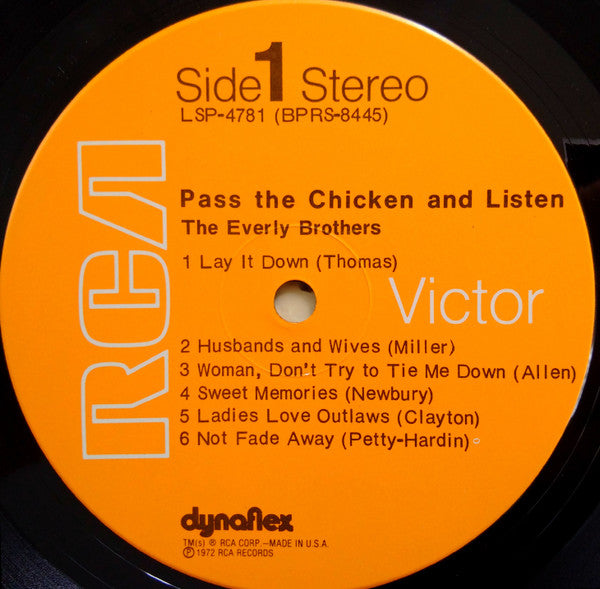 Everly Brothers - Pass The Chicken And Listen (Vinyl, LP, Album) Very Good Plus (VG+) / Good Plus (G+)