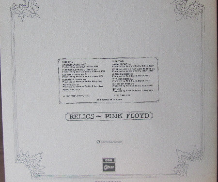 Pink Floyd - Relics (Vinyl, LP, Compilation, Stereo)