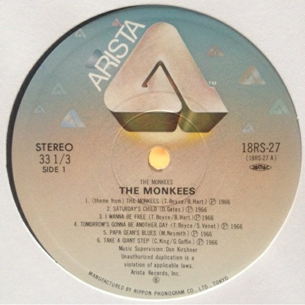 The Monkees - The Monkees (Vinyl, LP, Album, Reissue, Stereo)