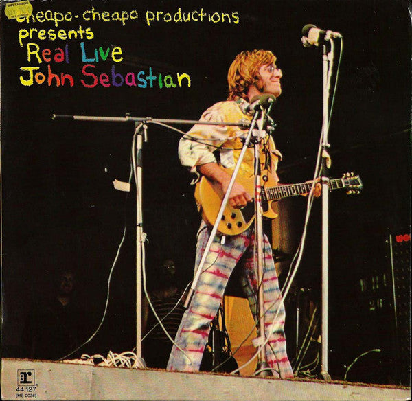 John Sebastian - Cheapo-Cheapo Productions Presents Real Live (Vinyl, LP, Album) Very Good Plus (VG+) / Good Plus (G+)
