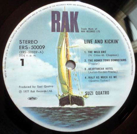 Suzi Quatro - Live And Kickin' (Vinyl, LP, Album)