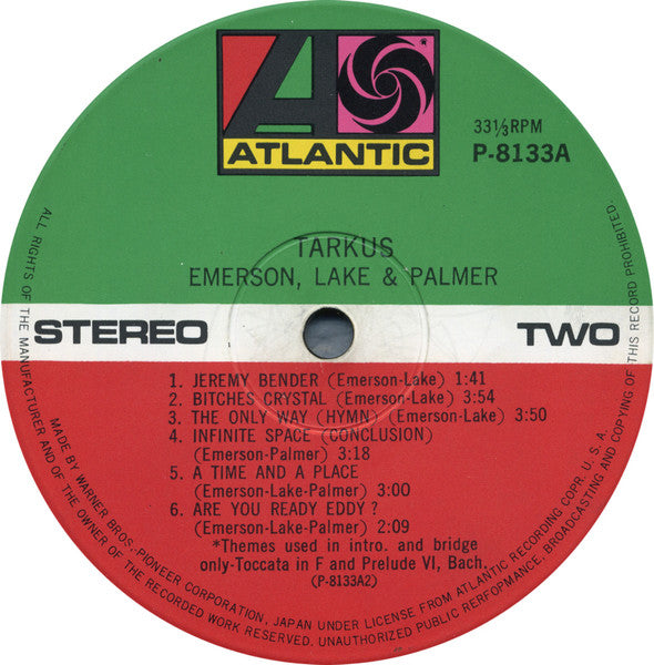 Emerson, Lake & Palmer - Tarkus (Vinyl, LP, Album)