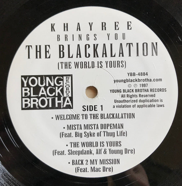 Khayree - The Blackalation (2xVinyl, LP, Album, Reissue) Mint (M) / Mint (M)