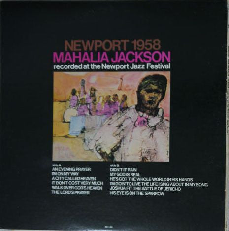 Mahalia Jackson - Newport 1958 - Recorded At The Newport Jazz Festival (Vinyl, LP, Album, Reissue, Stereo) Very Good Plus (VG+) / Very Good (VG)