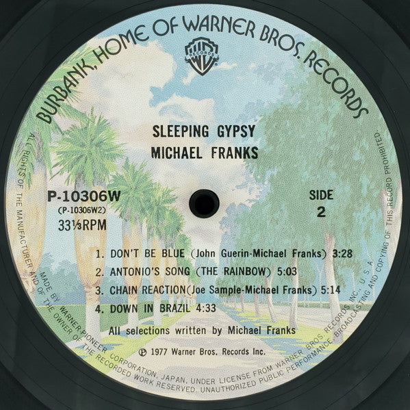 Michael Franks - Sleeping Gypsy (Vinyl, LP, Album)