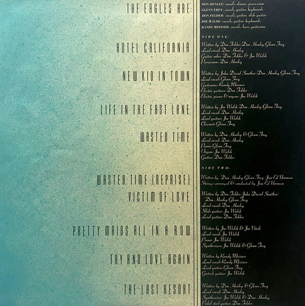 Eagles - Hotel California (Vinyl, LP, Album, Stereo) Very Good (VG) / Very Good (VG)