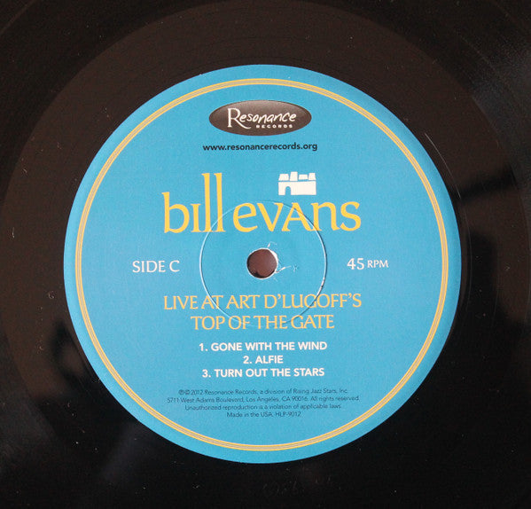 Bill Evans - Live At Art D'Lugoff's Top Of The Gate (3xVinyl, Box Set, 12", 45 RPM, Album, Limited Edition, Numbered) Very Good Plus (VG+) / Very Good Plus (VG+)