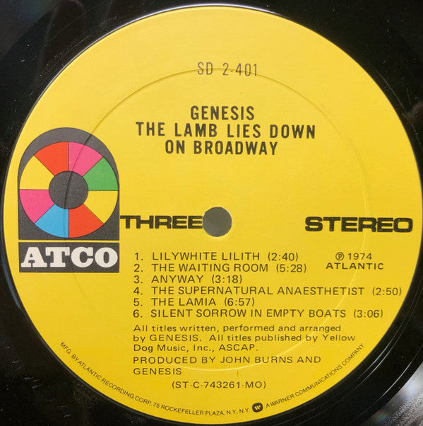 Genesis - The Lamb Lies Down On Broadway (2xVinyl, LP, Album, Repress) Very Good Plus (VG+) / Good Plus (G+)