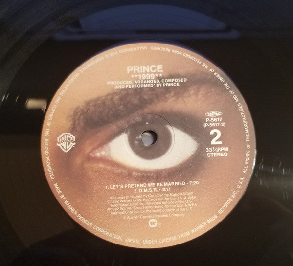 Prince - 1999 (Vinyl, LP, Album, Stereo)