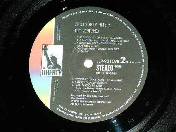 The Ventures - 2001 (Only Hits!) (Vinyl, LP, Album, Stereo)