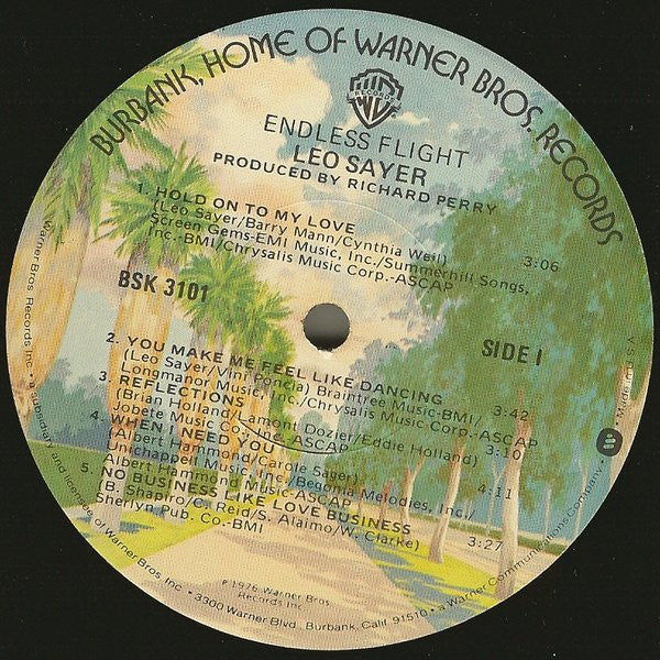 Leo Sayer - Endless Flight (Vinyl, LP, Album, Reissue, Stereo) Very Good (VG) / Very Good (VG)