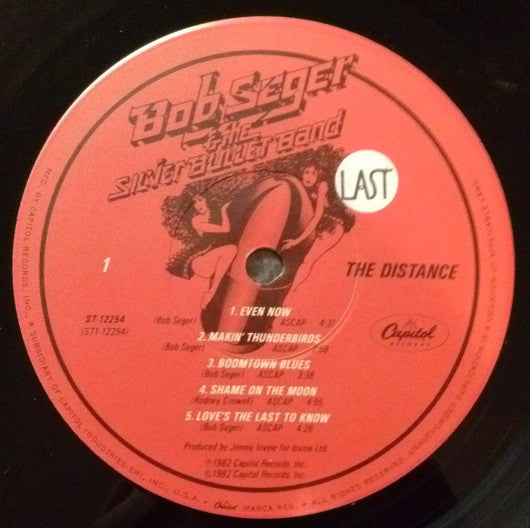 Bob Seger And The Silver Bullet Band - The Distance (Vinyl, LP, Album) Very Good Plus (VG+) / Very Good Plus (VG+)