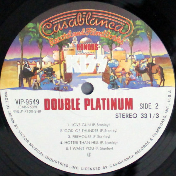 Kiss - Double Platinum (Vinyl, LP, Compilation, Stereo)