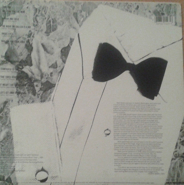 Matt Dennis - Plays And Sings Matt Dennis (Vinyl, LP, Album, Reissue) Near Mint (NM or M-) / Near Mint (NM or M-)