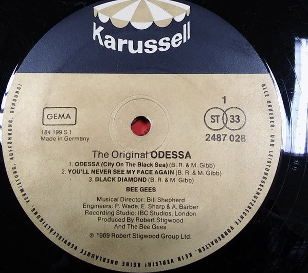 Bee Gees - Odessa (2xVinyl, LP, Album, Reissue) Very Good Plus (VG+) / Very Good (VG)