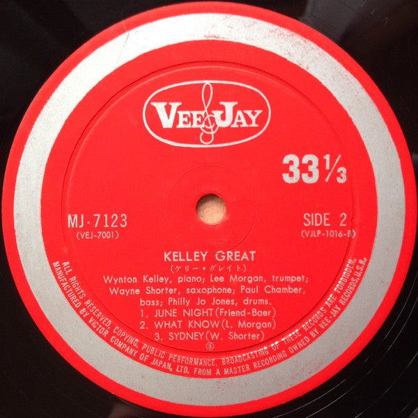 Wynton Kelly - Kelley Great = ケリー・グレイト (Vinyl, LP, Album, Reissue, ...
